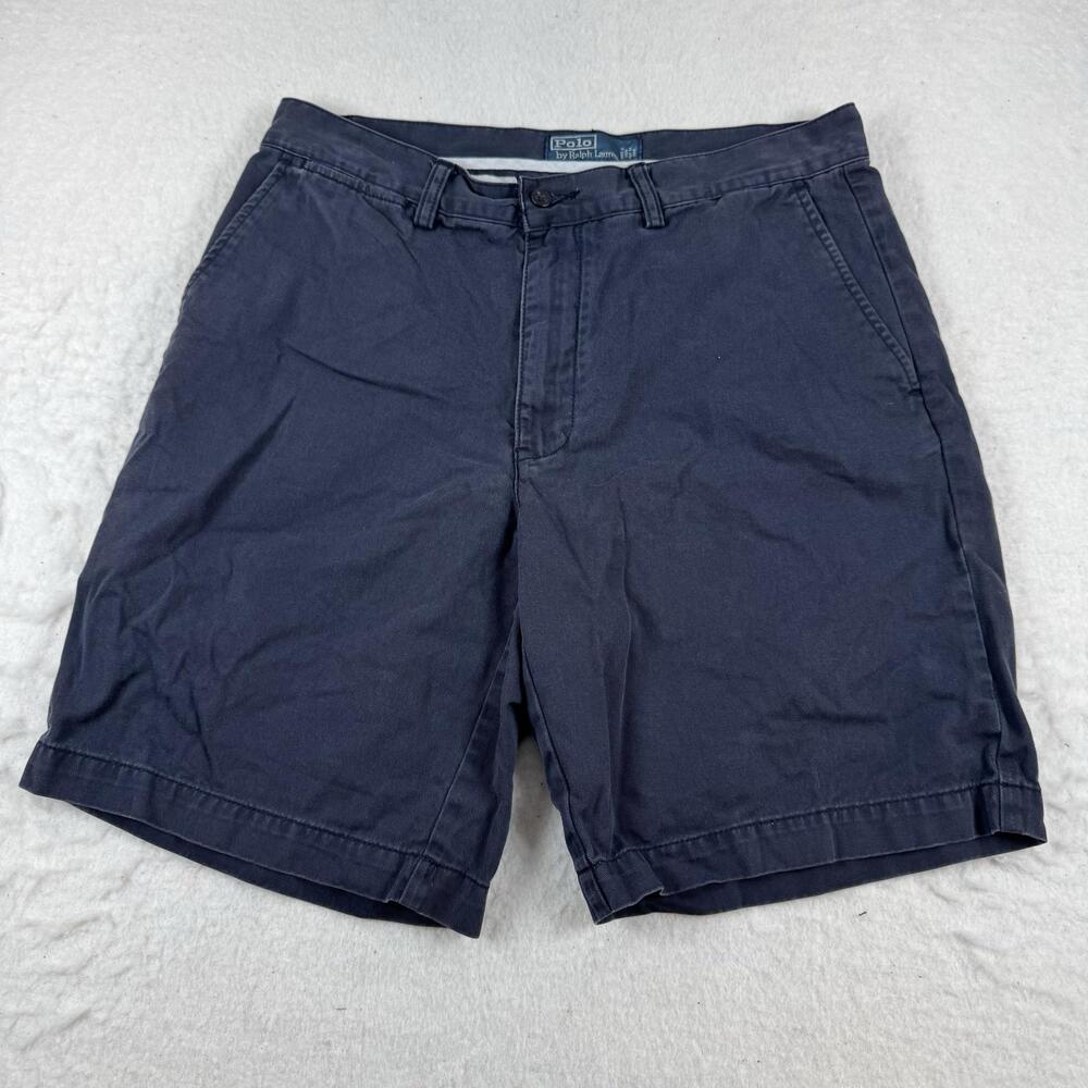 Polo Ralph Lauren Prospect Shorts Mens Size 33 Blue Chino Classic Fit Casual